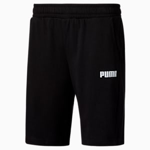 Essential Men's Knitted Regular Fit 10" Shorts, Puma Black, extralarge-IND